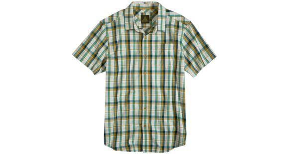 prAna Tamrack Short Sleeve Shirt - Men's -Deep Teal-Large