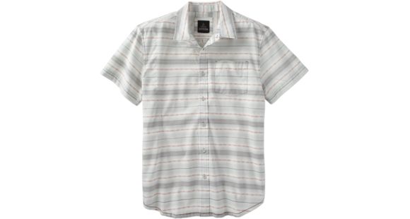 prAna Tamrack Short Sleeve Shirt - Men's -Gravel-X-Large