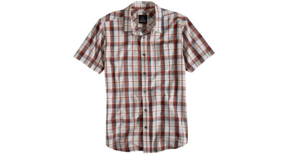 prAna Tamrack Short Sleeve Shirt - Men's -Henna-Medium