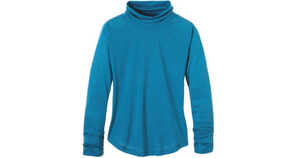 prAna Taryn Turtleneck-Mosiac Blue-Medium
