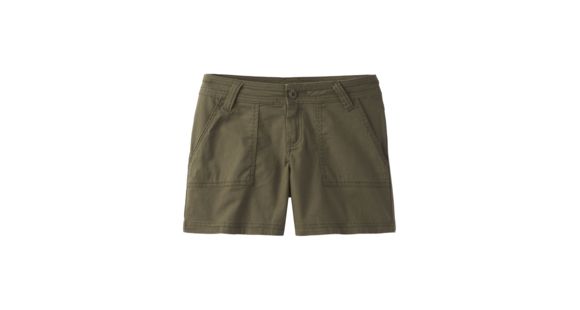 prAna Tess Short - 5in Inseam Womens, Cargo Green, 4, W3118RG10-CAGR-4