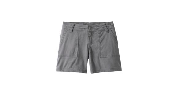 prAna Tess Short - 5in Inseam Womens, Gravel, 8, W3118RG10-GRA-8