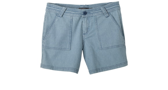 prAna Tess Short - Women's-Denim Stripe-6