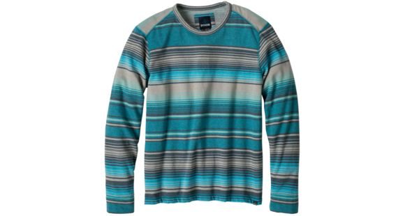 prAna Tollak Crew Shirt - Men's -Blue Yonder-Medium
