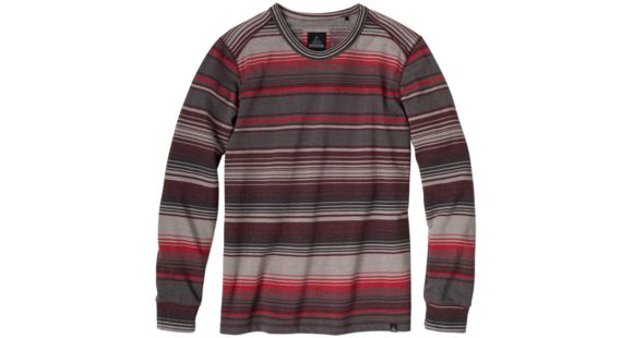 prAna Tollak Crew Shirt - Men's -Charcoal-Large