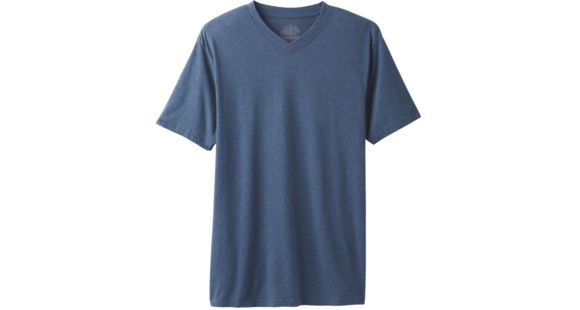 prAna V-Neck T-Shirt - Men's, Denim Heather, Small, M1VNEK114-DEHT-S