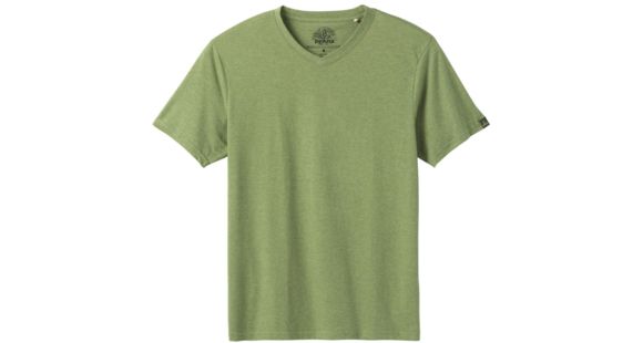prAna V-Neck T-Shirt - Men's, Matcha Heather, Large, M1VNEK114-MCHT-L
