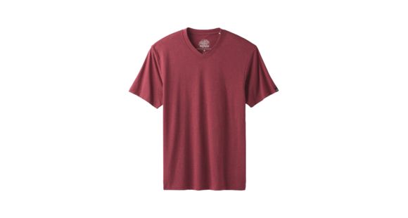 prAna V-Neck T-Shirt - Men's, Rusted Roof Heather, Small, M1VNEK114 -612-S