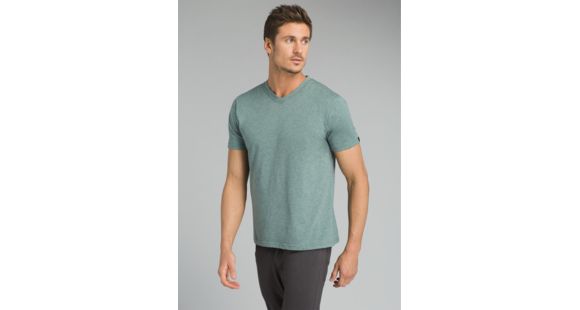 prAna V-Neck T-Shirt - Men's, Starling Green Heather, XXLarge, M1VNEK114-SRHT-XXL
