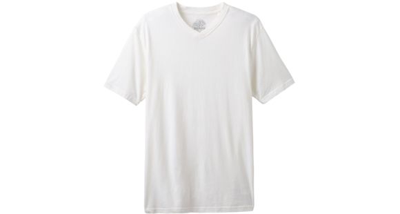 prAna V-Neck T-Shirt - Men's, White, Medium, M1VNEK114-WHT-M
