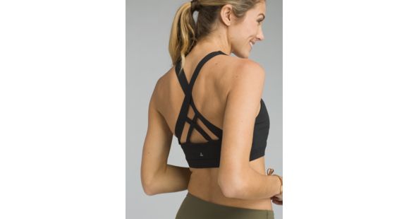 prAna Verana Bra - Women's, Black, X-Large, W13180627-BLK-XL