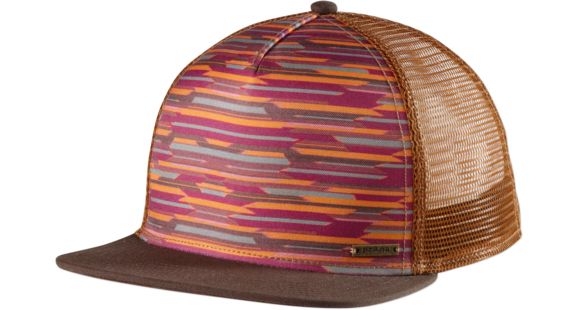 prAna Vista Trucker Hat - Men's-Orange Crush Playa