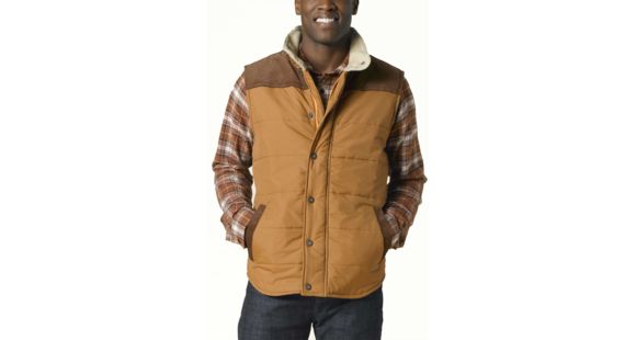 prAna Waylen Vest - Men's-Light Ginger-Large