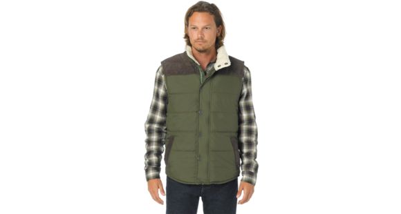 prAna Waylen Vest - Men's-Cargo Green-Medium