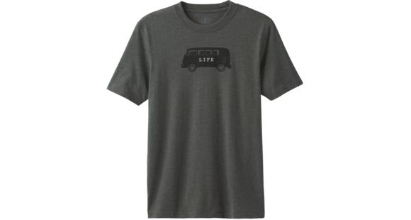 prAna Will Travel Journeyman Top - Men's, Charcoal Heather, Large, M13190641-CCHT-L