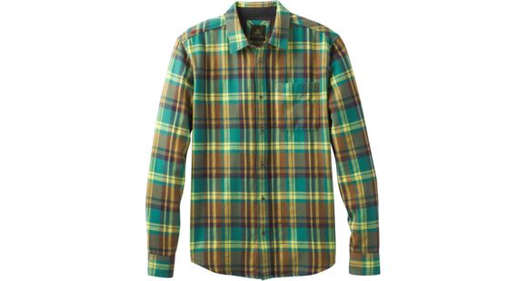 prAna Woodman Lightweight Flannel Shirt - Men's-Juniper-Medium