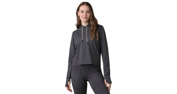 prAna Zawn Hoodie - Womens, Charcoal, S, 1970671-020-S