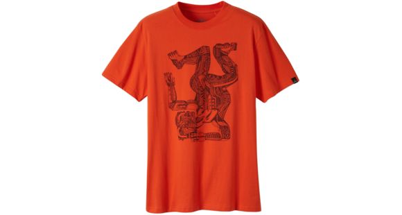 prAna Ziegler T-Shirt - Men's -Electric Orange-Medium