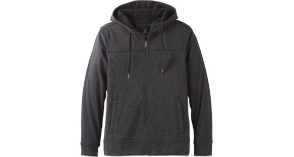 prAna Zion Full Zip Hoodie - Men's-Charcoal-Medium
