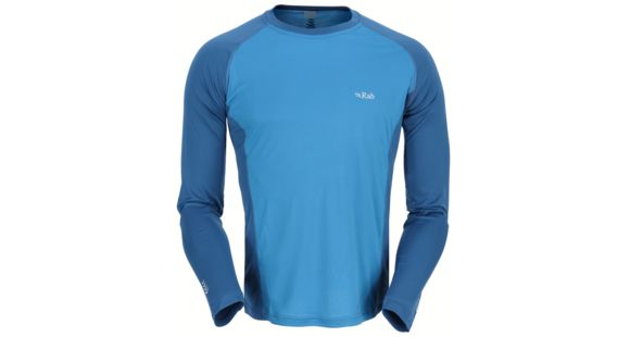 Rab Aeon Long Sleeve Tee - Men's-Merlin/Ink-Large