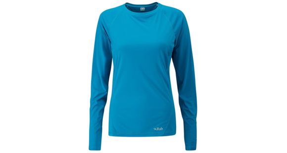 DEMO, Rab Women's Aeon Long Sleeve Tee, Merlin, 12, QBT-06-ME-12-DEMO
