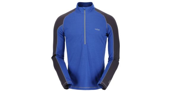 Rab Aeon Plus Zip Long Sleeve Tee - Men's-Breaker/Smoke-Medium