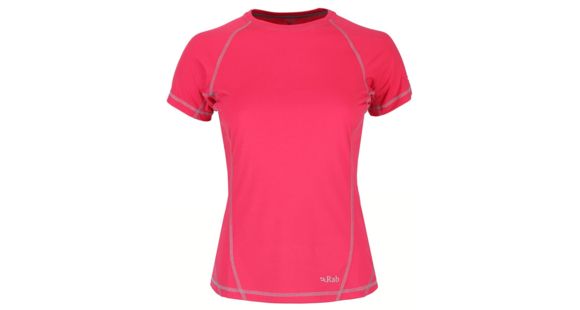 Rab Aeon Short Sleeve Tee - Women's-Dragonfruit-X-Small-8