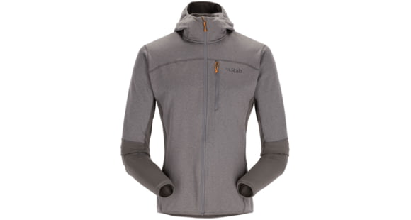 Rab Ascendor Hoody - Mens, Graphene, Extra Large, QFF-42-GRH-XLG