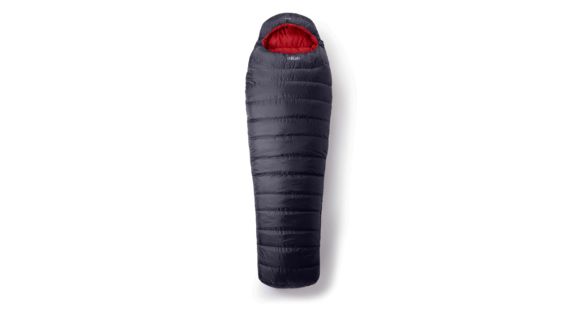 Rab Ascent 700 Sleeping Bag 650 Down, Ebony, Long, QSG-72-LZ
