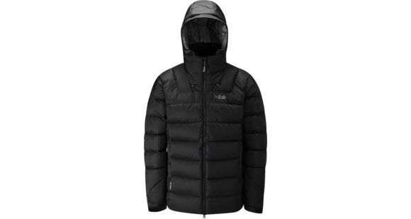 Rab Axion Jacket - Men's, Black/Zinc, Large, QDE-63-BL-L