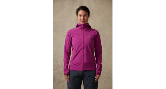 Rab Borealis Jacket - Women's, Peony, Large, QWS-39-PE-14
