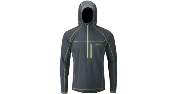 Rab Boreas Pull-On - Men's-Beluga/Green Zip-X-Large