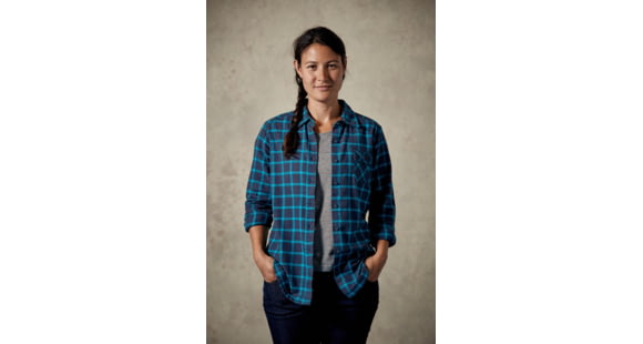 Rab Campfire Shirt - Women's, Deep Denim, 16, QCA-69-DD-16