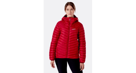 Rab Cirrus Alpine Jacket - Women's, Ascent Red, Small, QIO-60-AS-10
