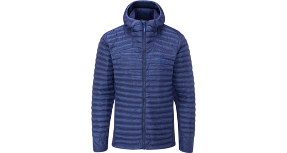 Rab Cirrus Flex 2.0 Hoody - Men's, Nightfall Blue, Small, QIO-68-NB-S
