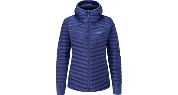 Rab Cirrus Flex 2.0 Hoody - Women's, Nightfall Blue, 14, QIO-69-NB-14