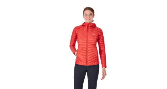 Rab Cirrus Flex Hoodie - Women's, Dark Horizon/Dark Horizon, Large, QIO-34-DH-14