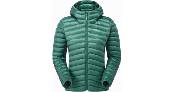 Rab Cirrus Flex Hoody - Women's, Eucalyptus/Green Slate, 14/Large, QIP-32-EGS-14