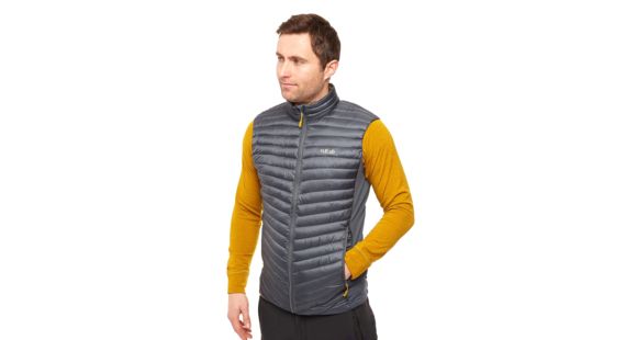 Rab Cirrus Flex Vest - Men's, Steel, Small, QIO-53-ST-S