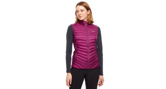 Rab Cirrus Flex Vest - Women's, Berry, 14, QIO-54-BY-14