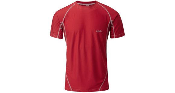 Rab Confluent Short Sleeve Tee - Men's-Cayenne-Medium
