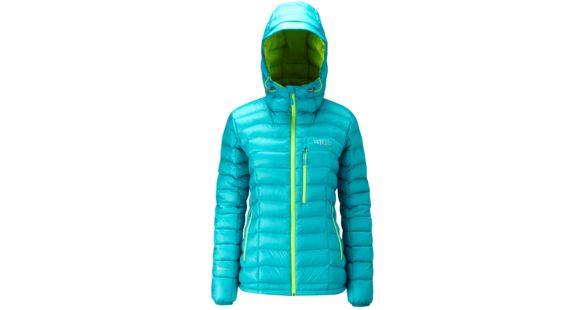 Rab Continuum Hoodie - Women's-Tasman/Chartreuse-Large