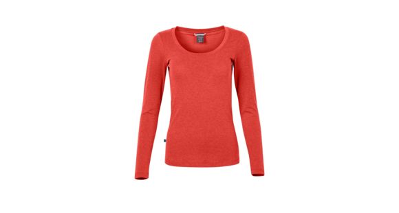 Rab Crimp Long Sleeve Tee - Women's, Dark Horizon, Extra Small, QBU-62-DH-08