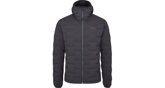Rab Cubit Stretch Down Hoody - Men's, Ebony, Medium, QDB-30-EBN-MED