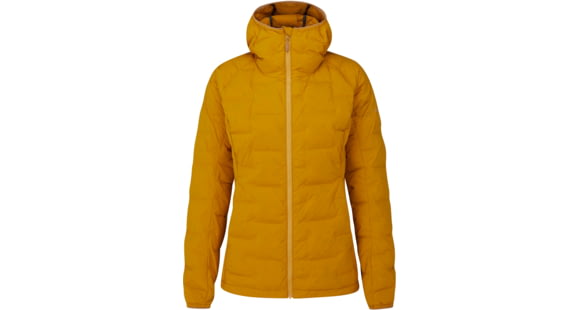 Rab Cubit Stretch Down Hoody - Women's, Dark Butternut, Extra Small, QDB-31-DBN-08