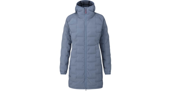 Rab Cubit Stretch Down Parka - Women's, Bering Sea, Large, QDB-41-BES-14