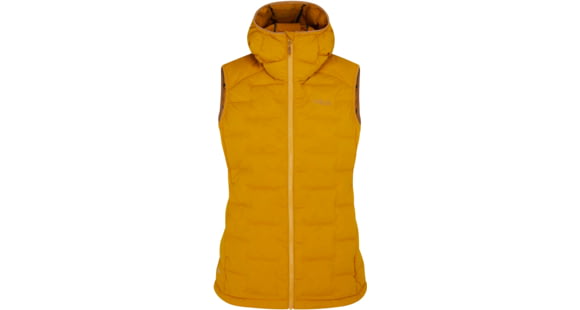 Rab Cubit Stretch Down Vest - Women's, Dark Butternut, Small, QDB-32-DBN-10