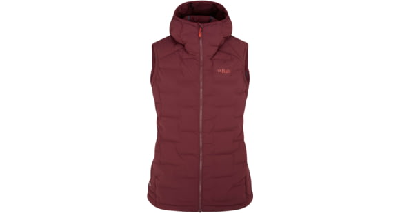 Rab Cubit Stretch Down Vest - Women's, Deep Heather, Extra Small, QDB-32-DEH-08