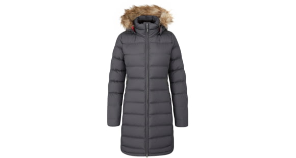 Rab Deep Cover Parka - Women's, Graphene, Extra Small, QDB-33-GRH-08