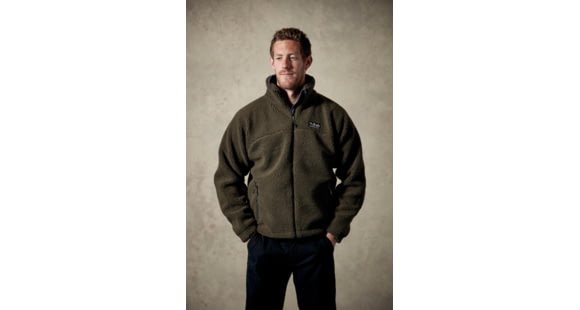 Rab Double Pile Jacket - Men's, Army, 2X Large, QFC-20-AR-XXL